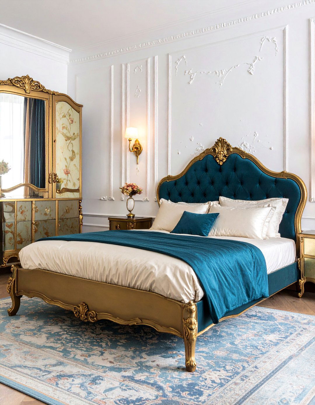 Art Nouveau Bedroom with Whiplash Curve Details - 25 Art Nouveau Interior Design Ideas