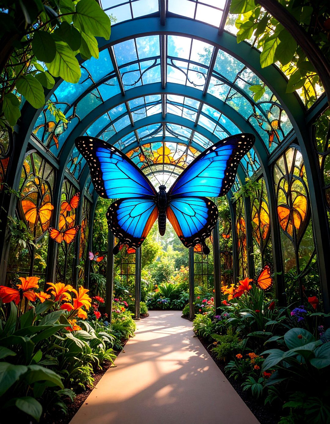 Art Nouveau Butterfly Conservatory - 25 Fantasy Greenhouse Ideas