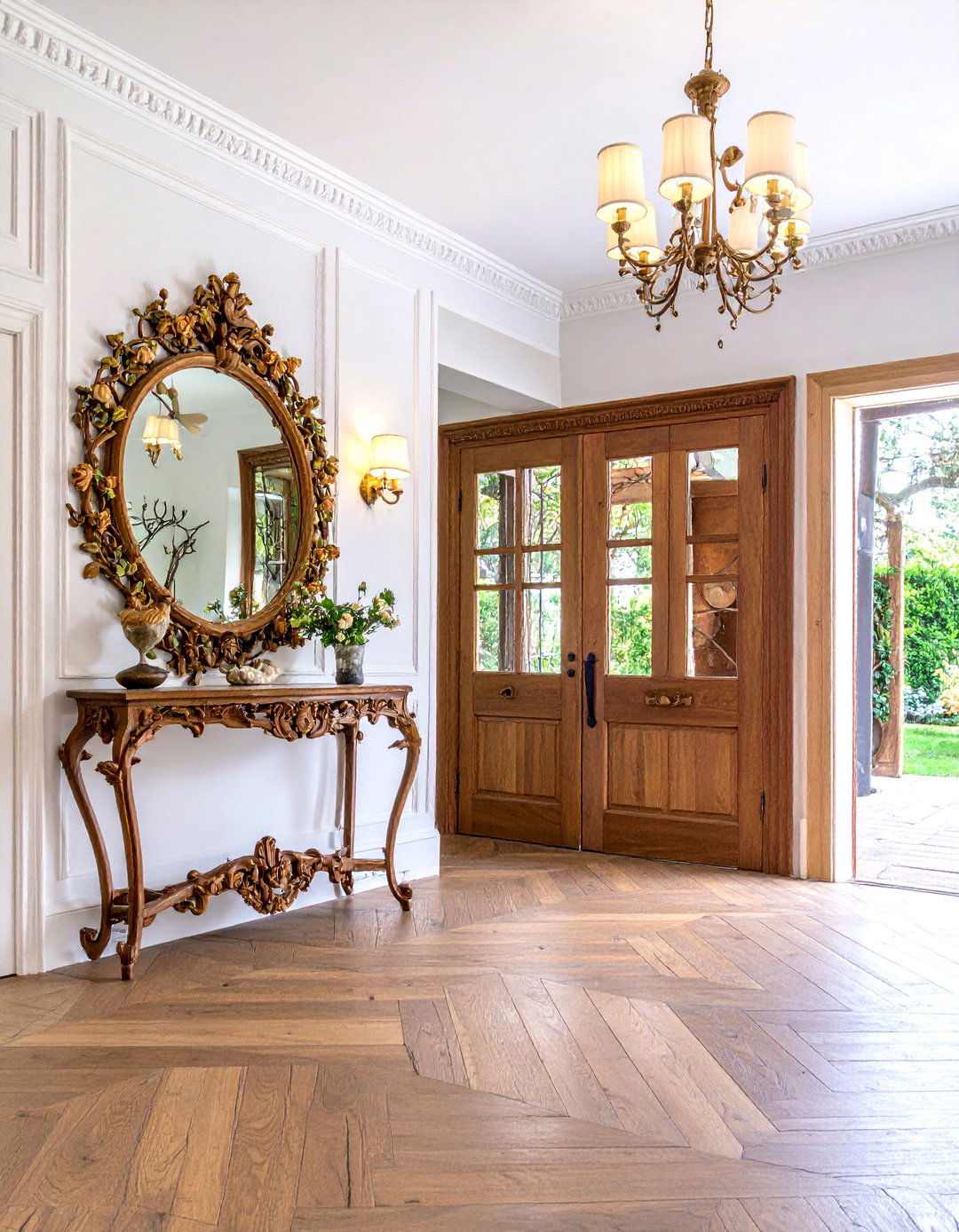Art Nouveau Entryway with Organic Welcome Design - 25 Art Nouveau Interior Design Ideas