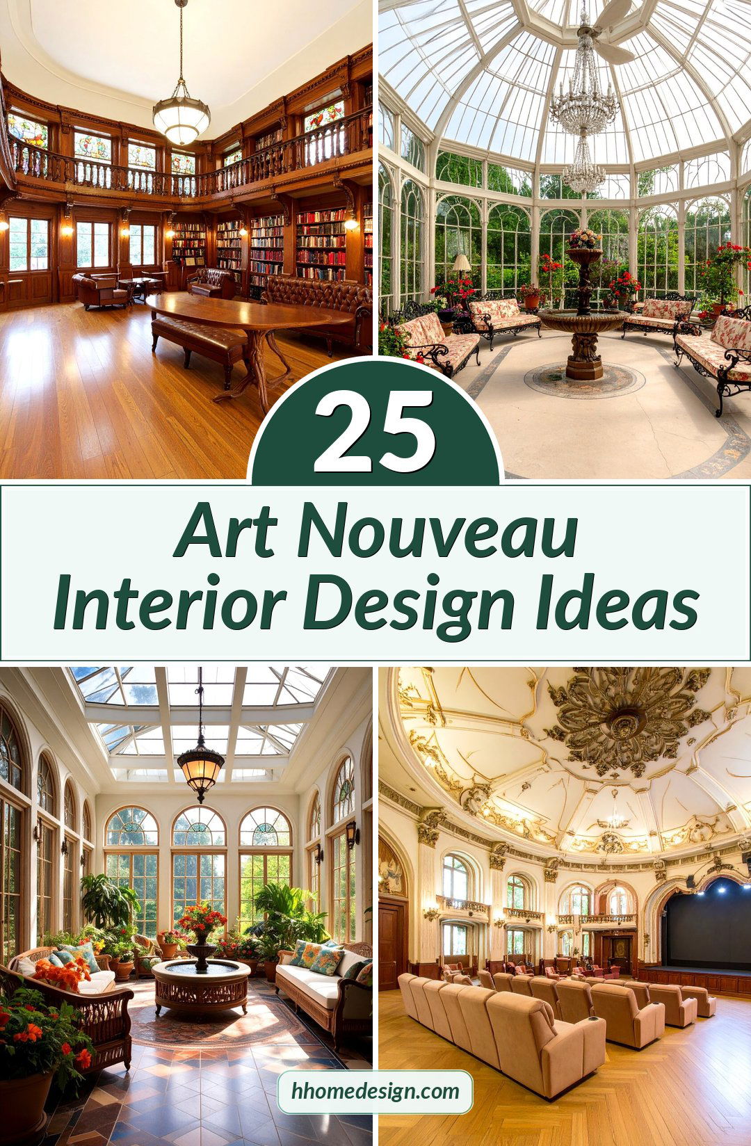 25 Art Nouveau Interior Design Ideas