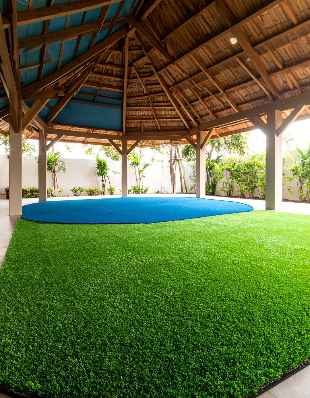 Artificial Turf with Sand Infill System - 25 Gazebo Floor Ideas