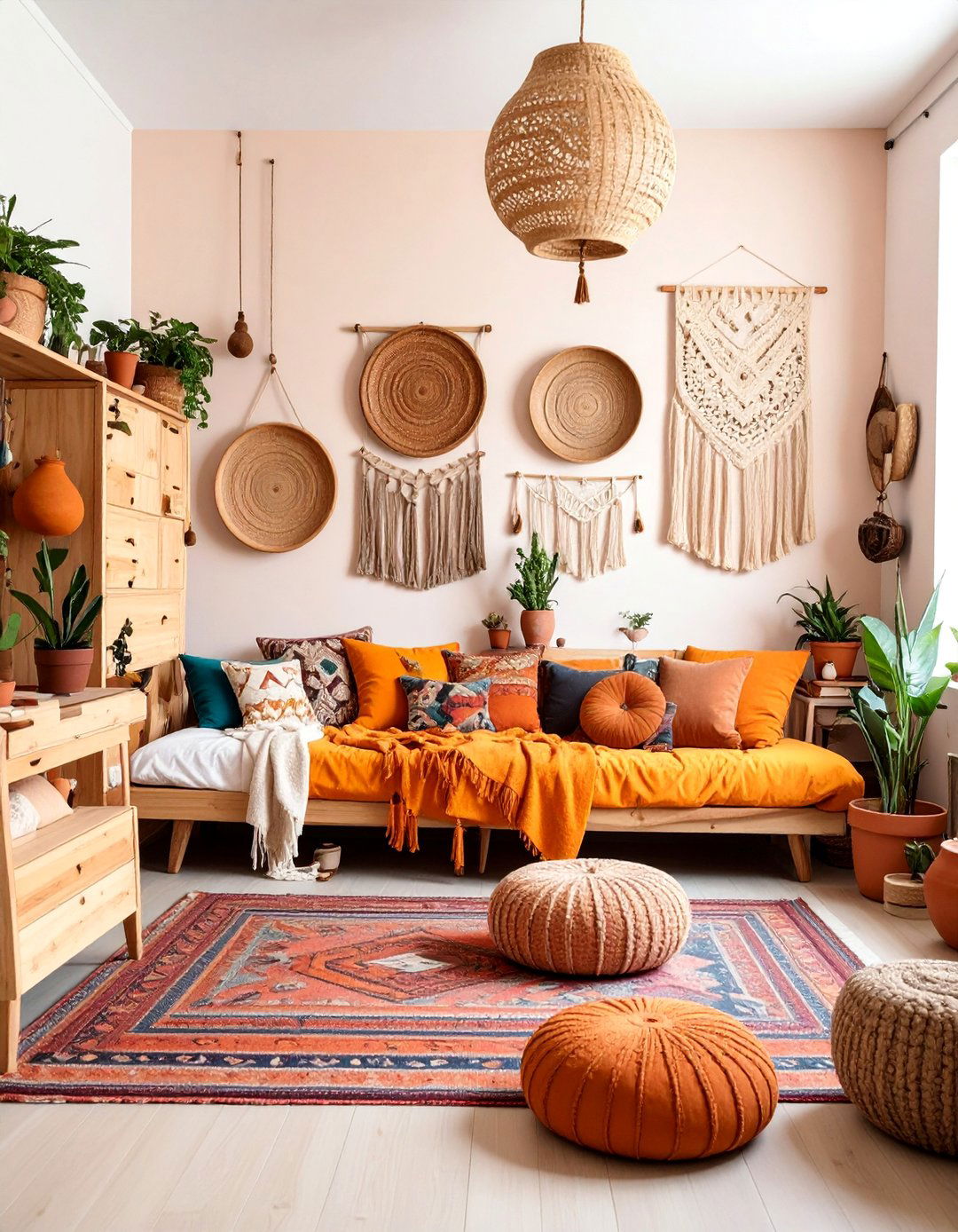 Artisan Craft Boho Dorm Room with Handmade Elements - 25 Boho Dorm Room Ideas