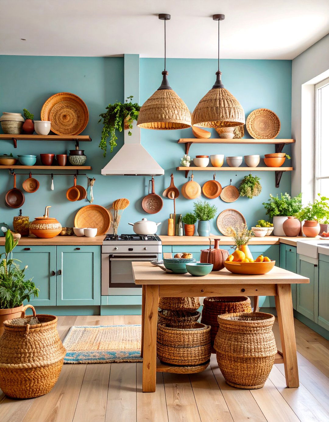 Artisan Craft Inspired Kitchen - 25 Maximalist Kitchen Decor Ideas