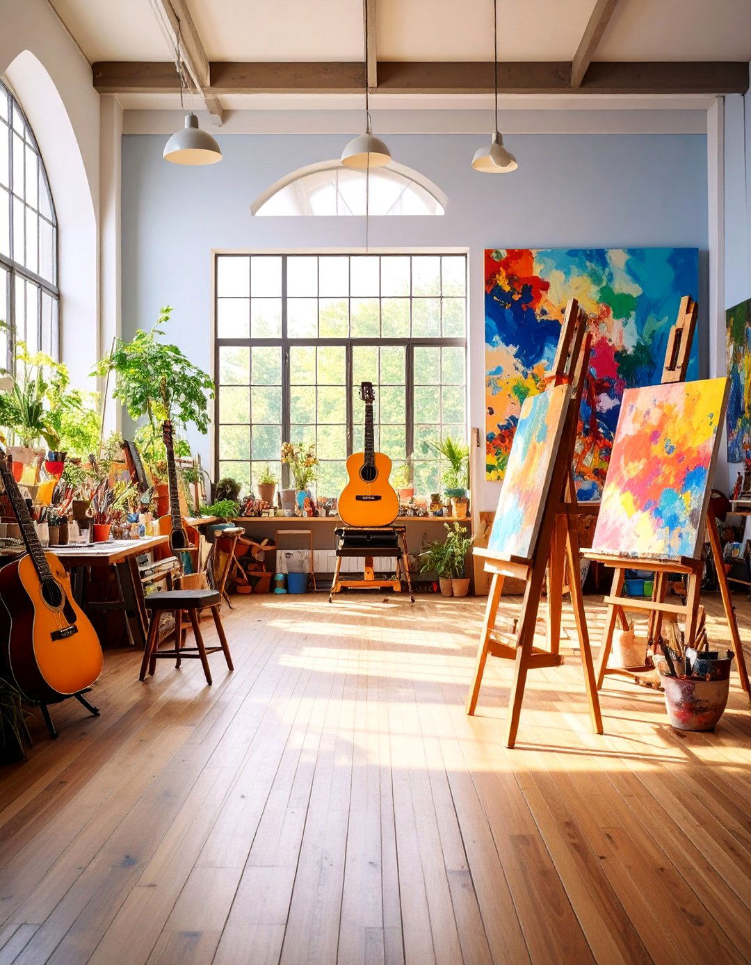 Artist Studio Guitar Creative Workshop - 25 Guitar Room Ideas