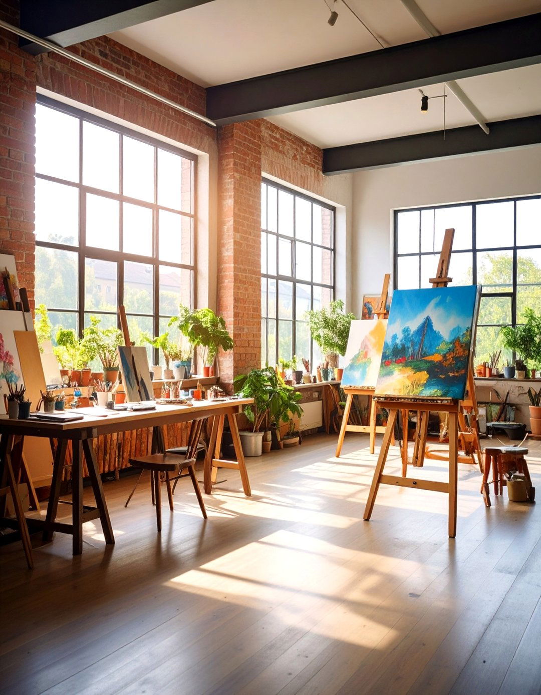 Artist Studio Loft Office with Creative Flow - 25 Loft Office Ideas