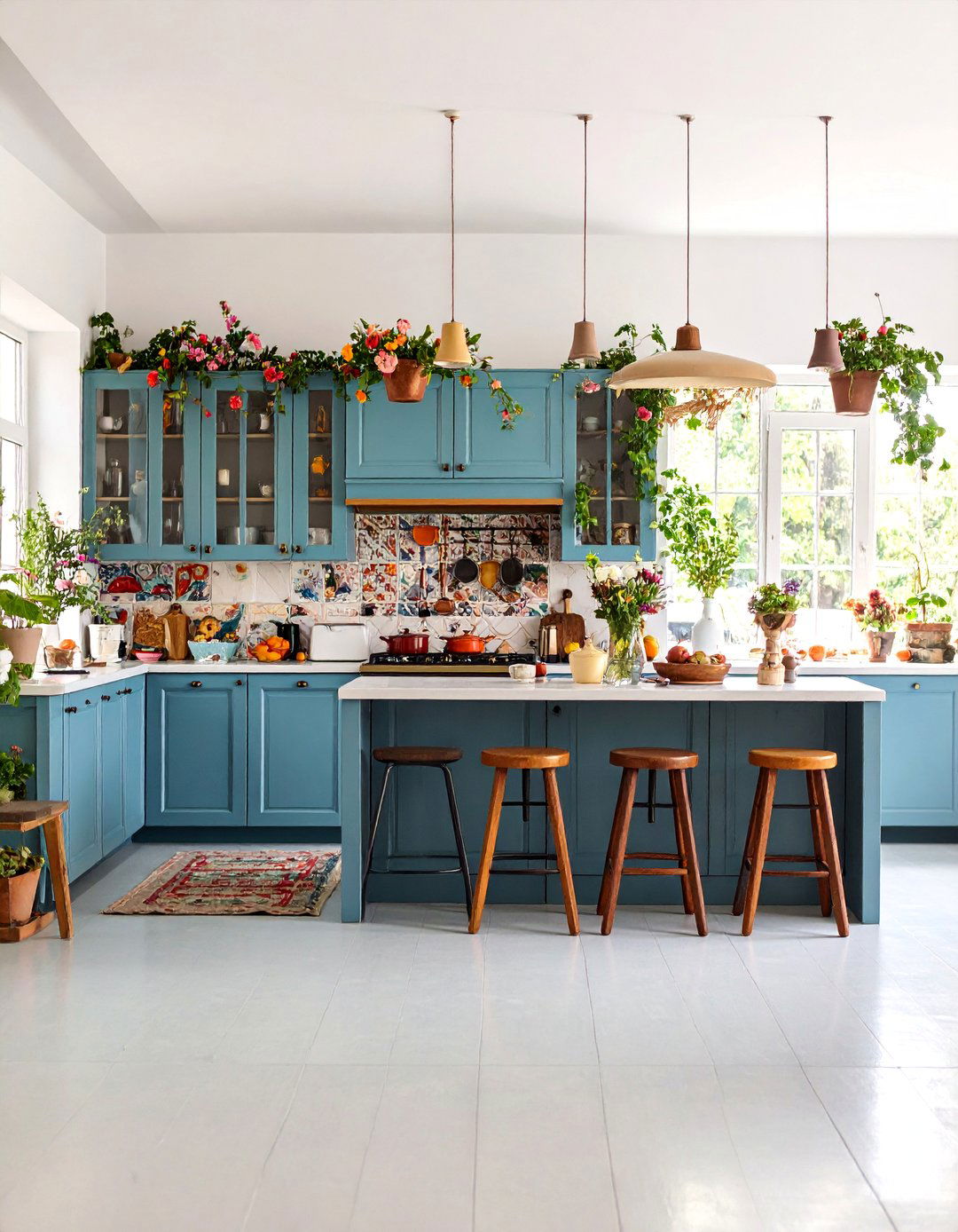 Artistic Eclectic Kitchen with Creative Expression - 25 Eclectic Kitchen Ideas