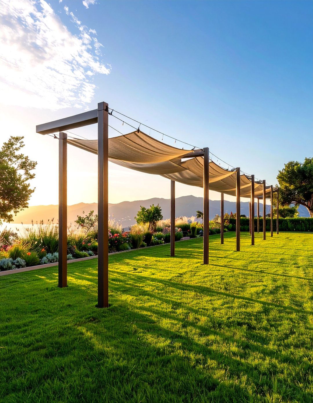 Artistic Sculptural Clothesline Installation - 25 Outdoor Clothesline Ideas