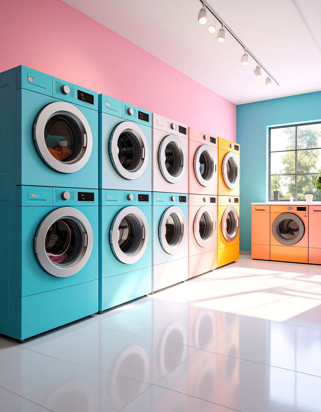 Artistic Stackable Laundry Gallery - 25 Stackable Laundry Room Ideas