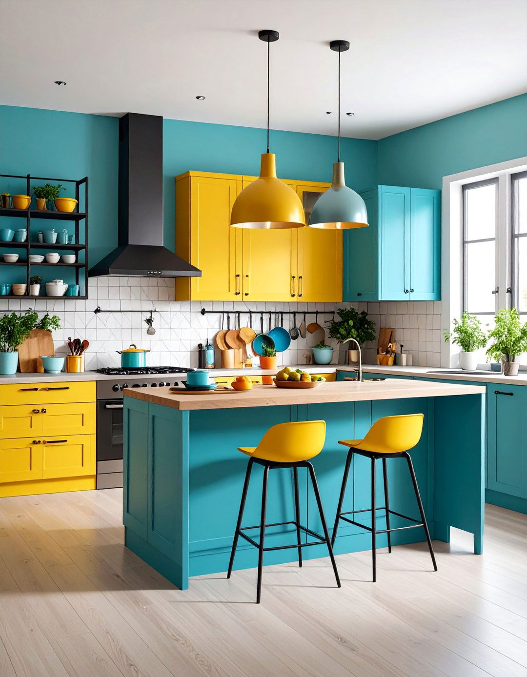 Artistic Studio Black and Beige Kitchen - 25 black and beige kitchen ideas