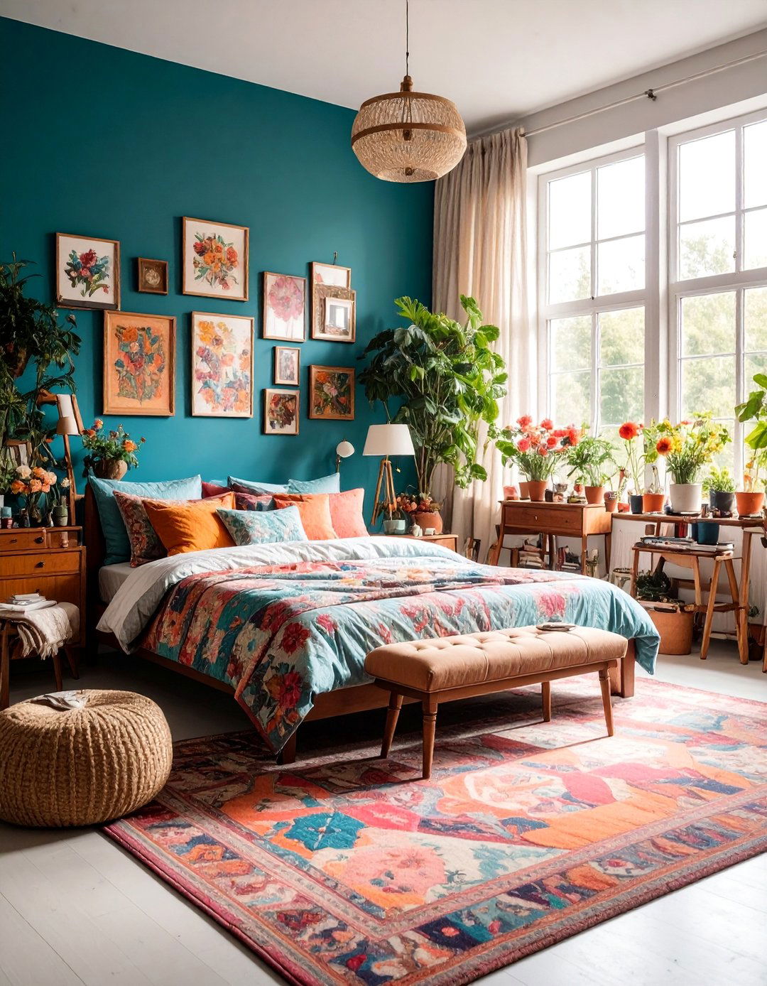 Artists Studio Living Room with Creative Storage - 25 Shabby-chic Style Living Room Ideas