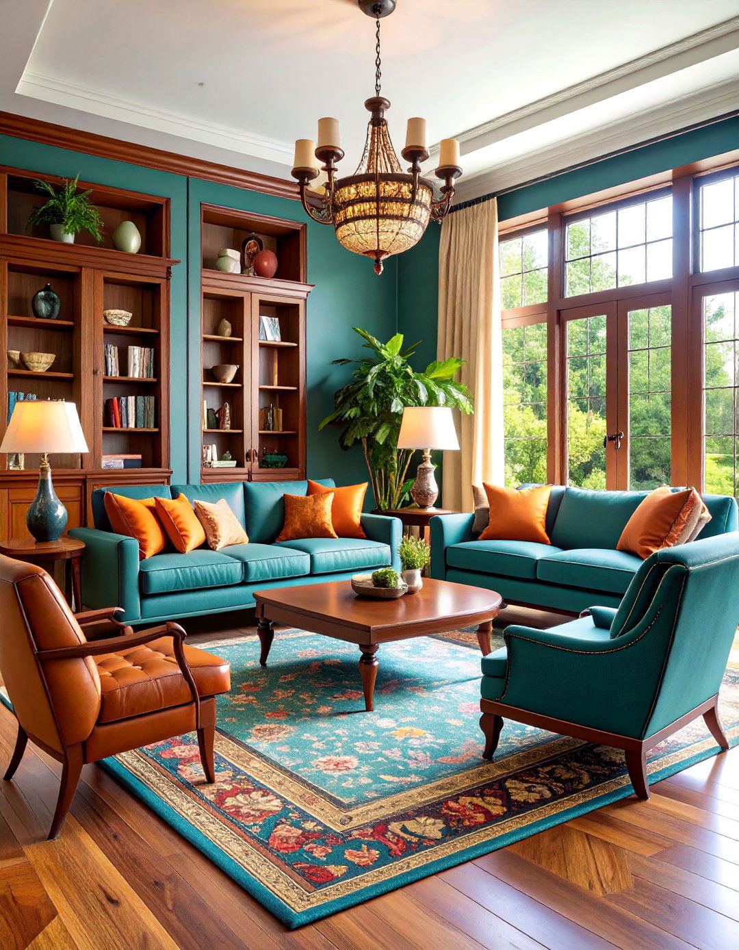 Arts and Crafts Victorian Transitional Living Room - 25 Victorian Living Room Ideas