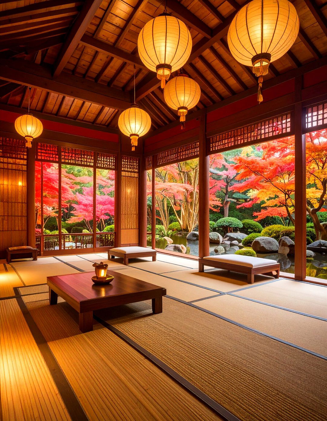 Asian Inspired Tranquil Massage Room with Eastern Philosophy - 25 Massage Room Setup Ideas