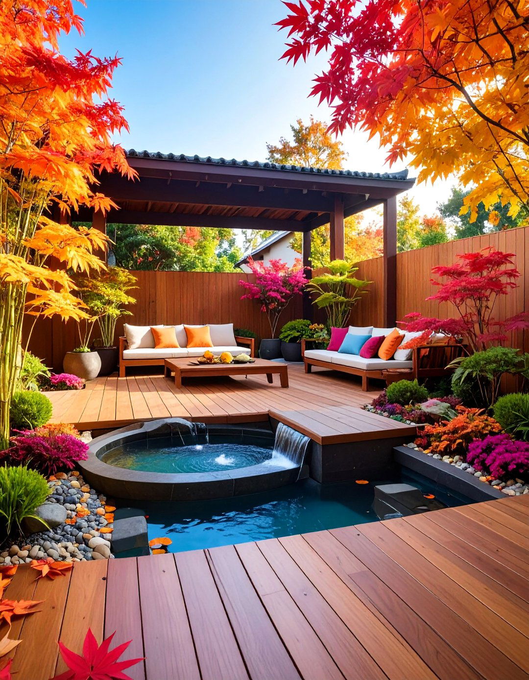 Asian Inspired Tranquil Townhouse Patio - 25 townhouse patio ideas