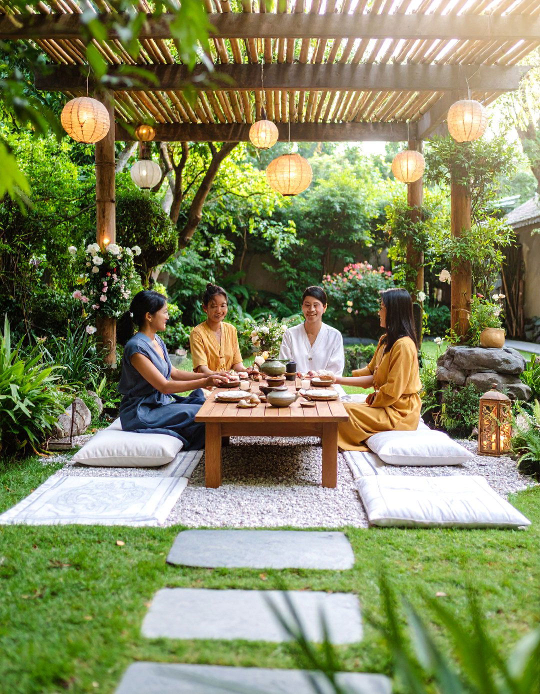 Asian Zen Wedding with Peaceful Elements - 25 Backyard Wedding Ideas