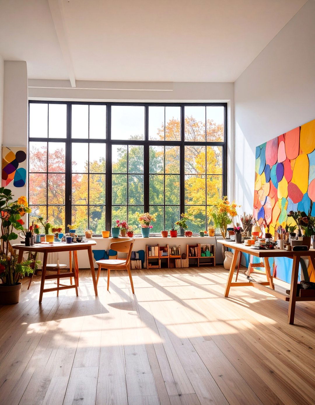 Asymmetrical Window Trim with Artistic Flair - 25 Window Trim Ideas