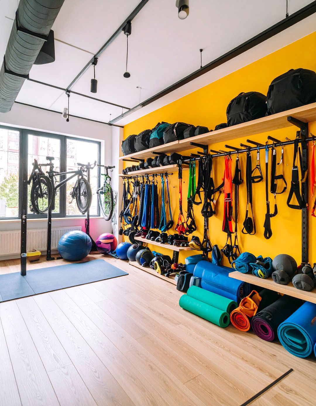 Athletic Gear Organization Studio - 25 Small Apartment Ideas for Guys