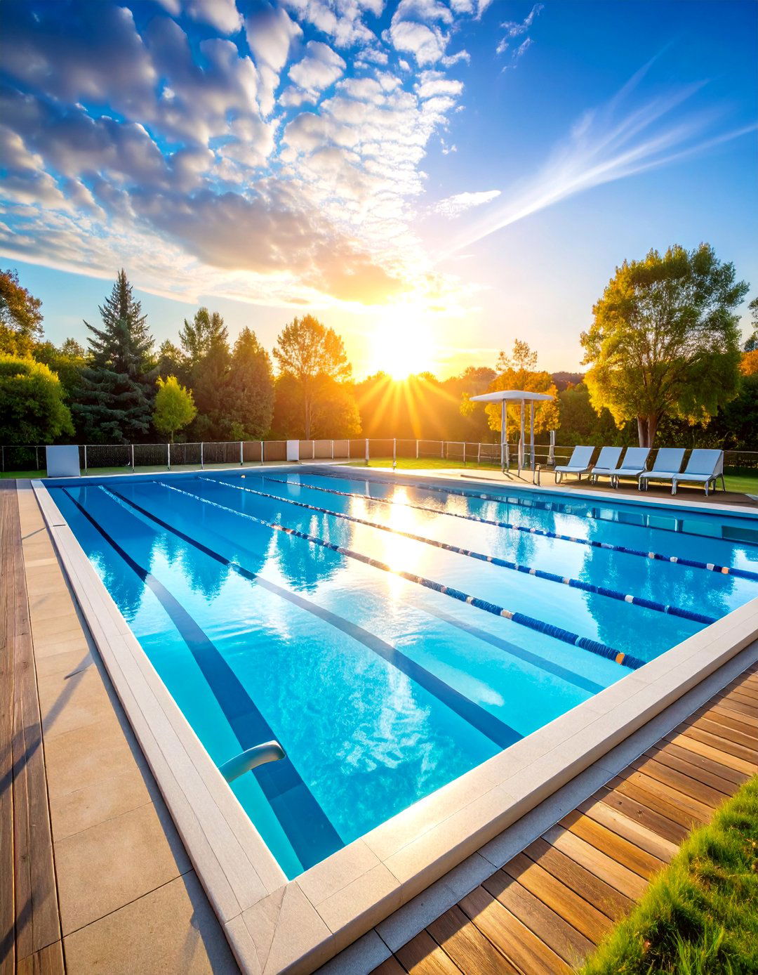 Athletic Training Pool with Recovery Spa - 25 Rectangle Pool With Hot Tub