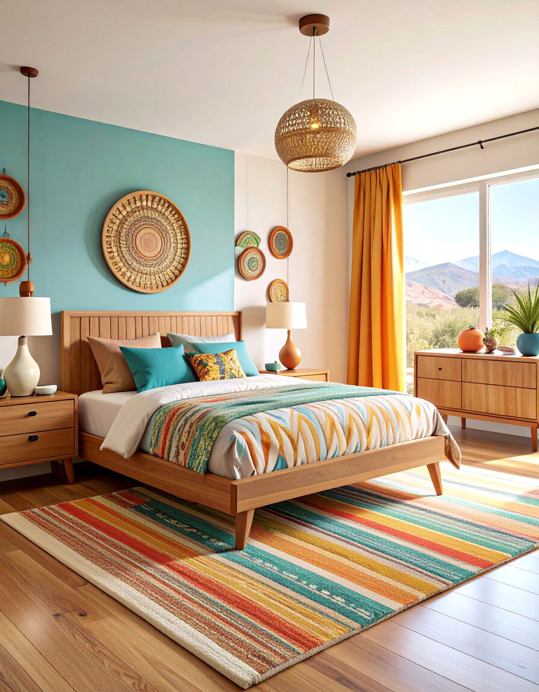 Atomic Ranch Bedroom with Desert Modern Elements - 25 60s Bedroom Ideas