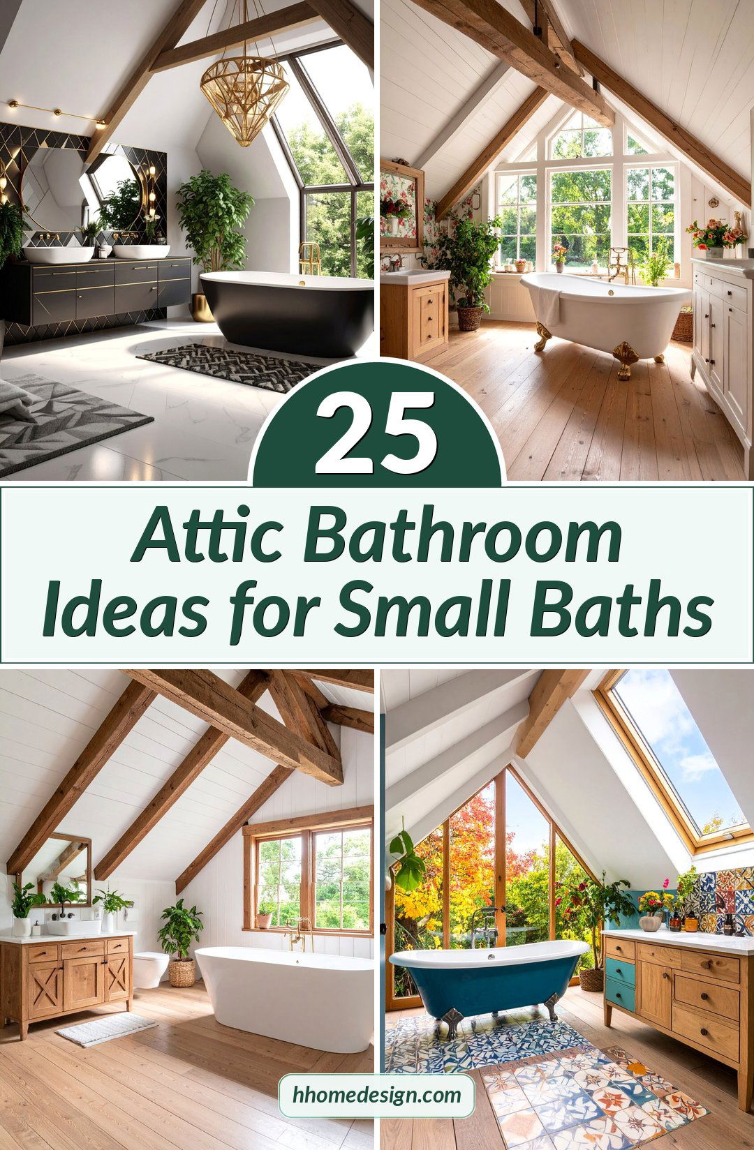 25 Attic Bathroom Ideas for Small Baths