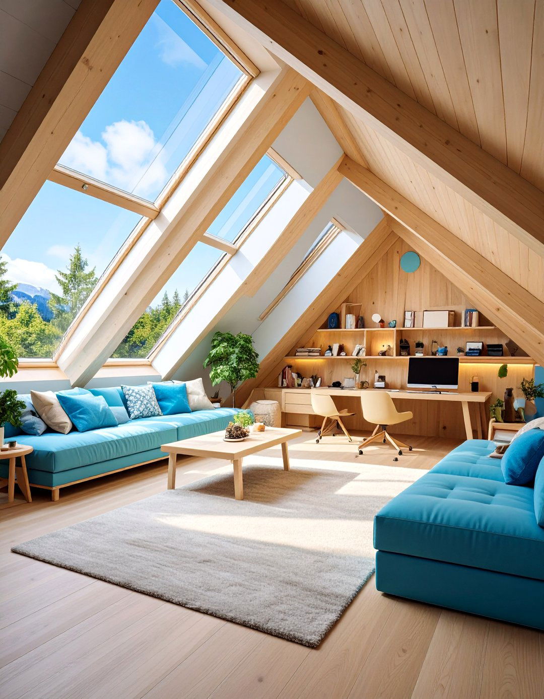 Attic Hideaway Game Room - 25 Small Game Room Ideas