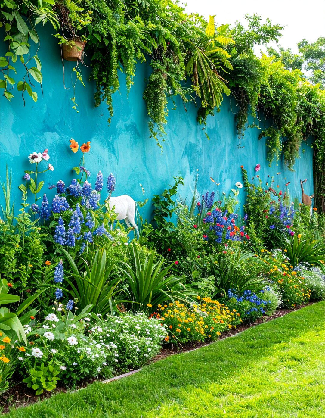 Austins Environmental Awareness Nature Conservation Mural Garden - 25 Texas Murals