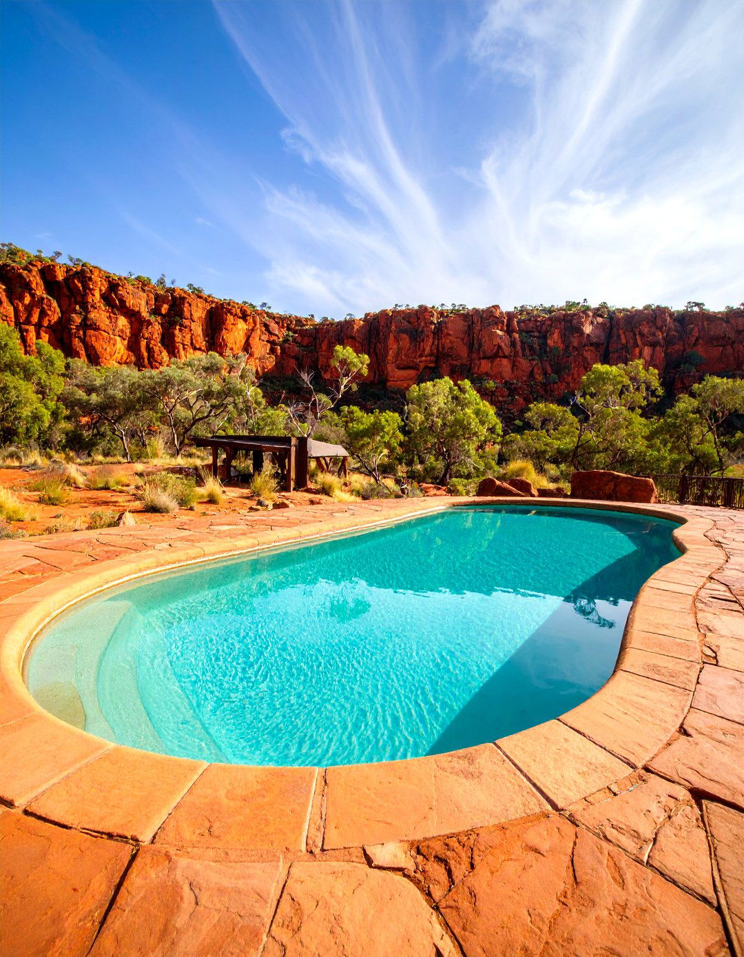 Australian Outback Pool Mural - 25 Pool Murals
