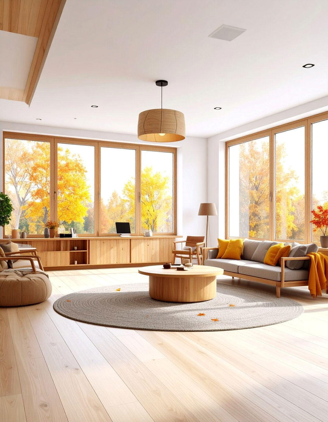 Autumn Inspired Therapist Room with Seasonal Warmth - 25 Therapist Room Ideas