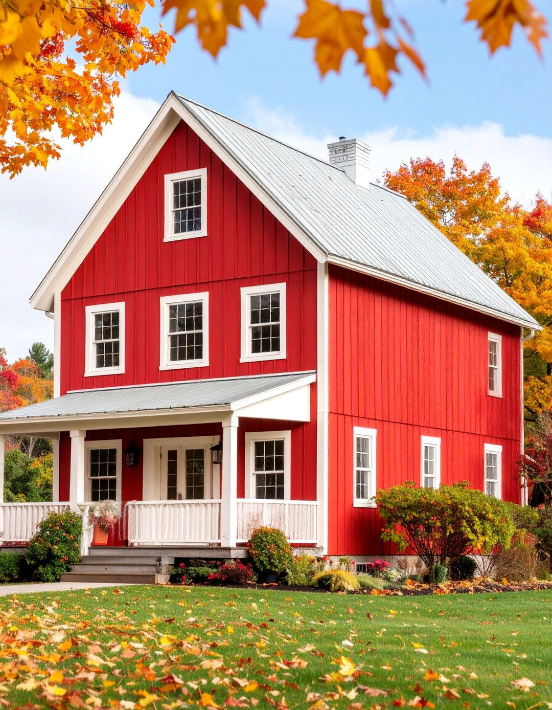 Autumn Red Barn Inspired Character - 25 House Siding Colors
