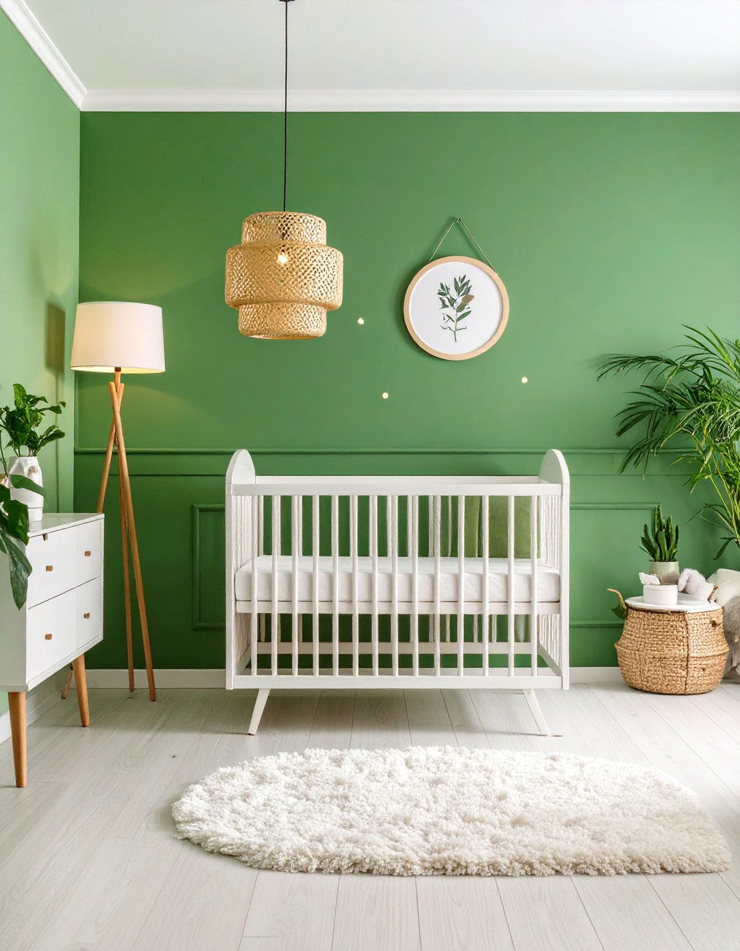 Avocado Green Nursery with Retro s Groove - 25 Green Nursery Ideas