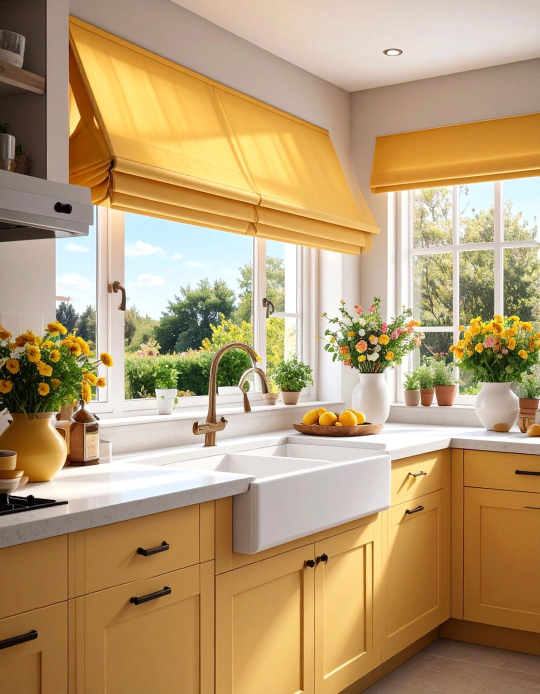 Awning Window Above Sink Configuration - 25 Kitchen Window Ideas