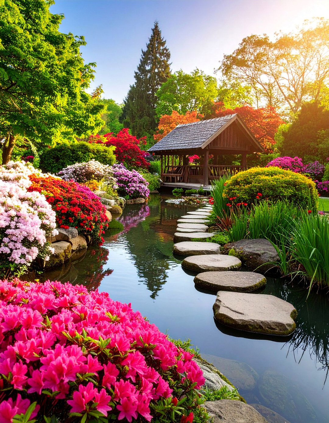 Azalea Butterfly Garden with Pollinator Plants - 25 Azalea Garden Ideas
