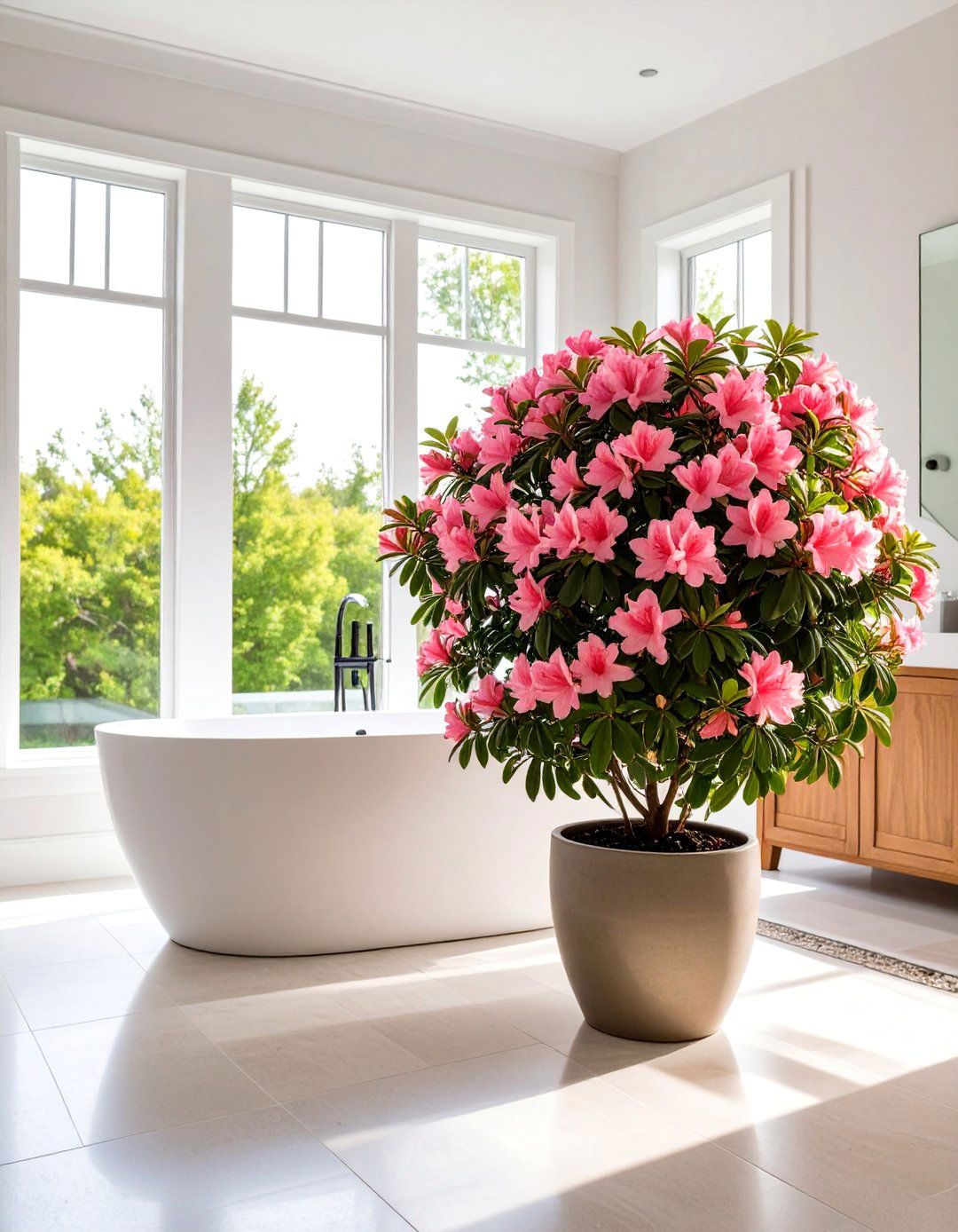 Azalea Flowering Shrub - 25 Best Plants for Bathroom