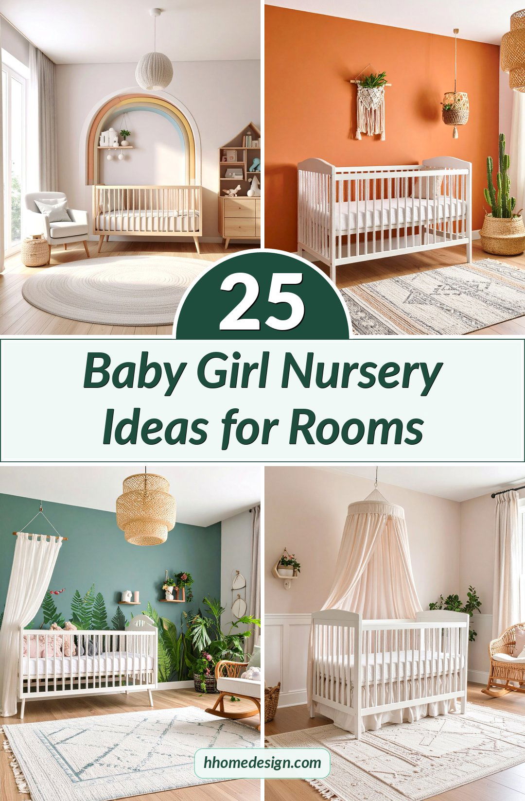 25 Baby Girl Nursery Ideas for Rooms