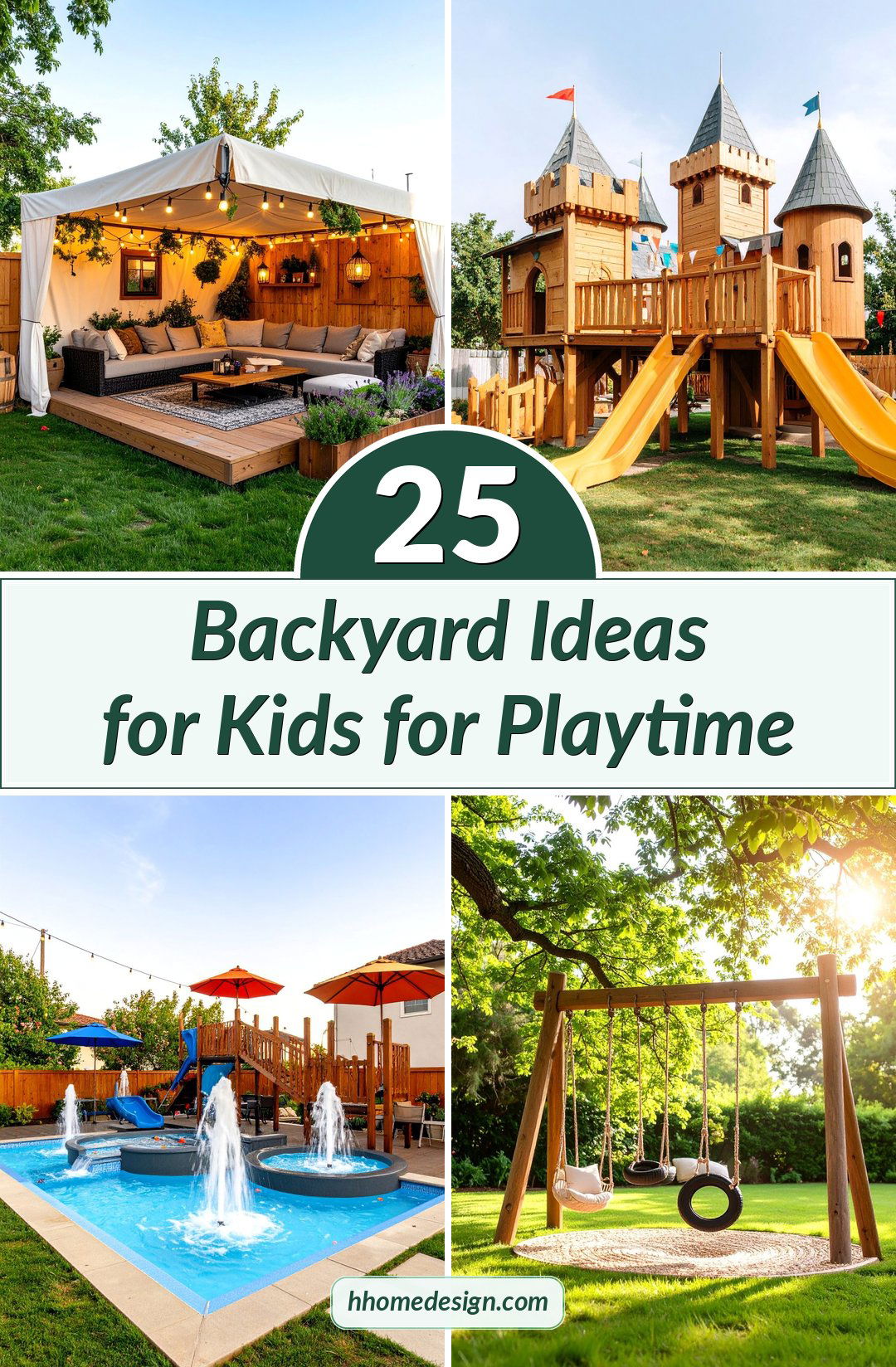 25 Backyard Ideas for Kids for Playtime