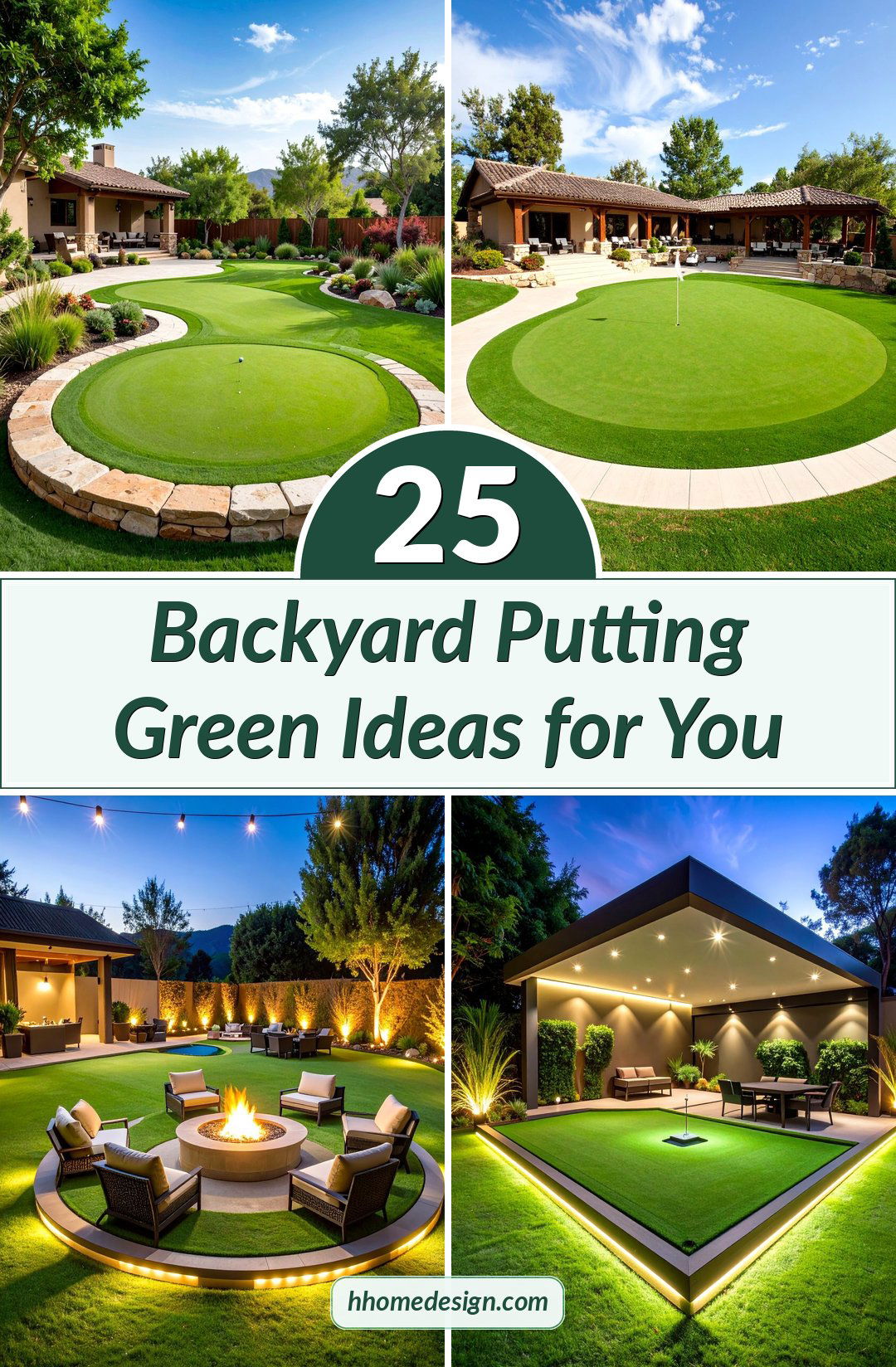 25 Backyard Putting Green Ideas for You