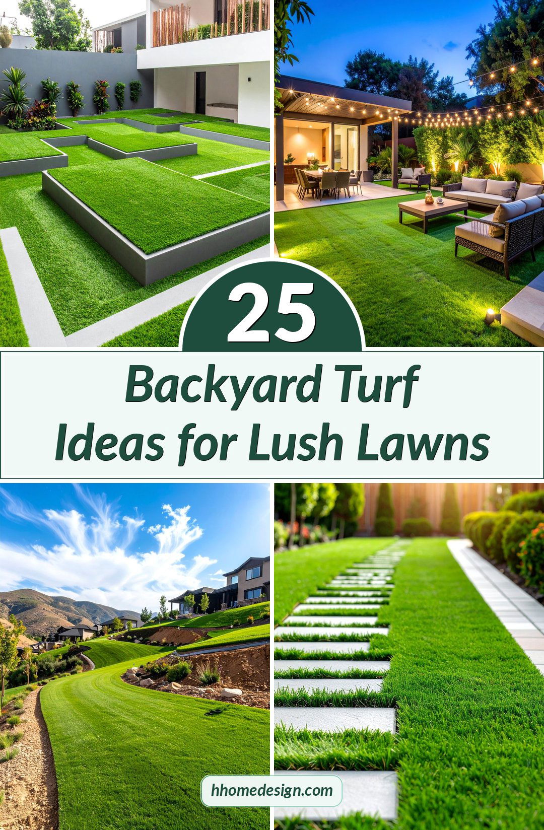 25 Backyard Turf Ideas for Lush Lawns