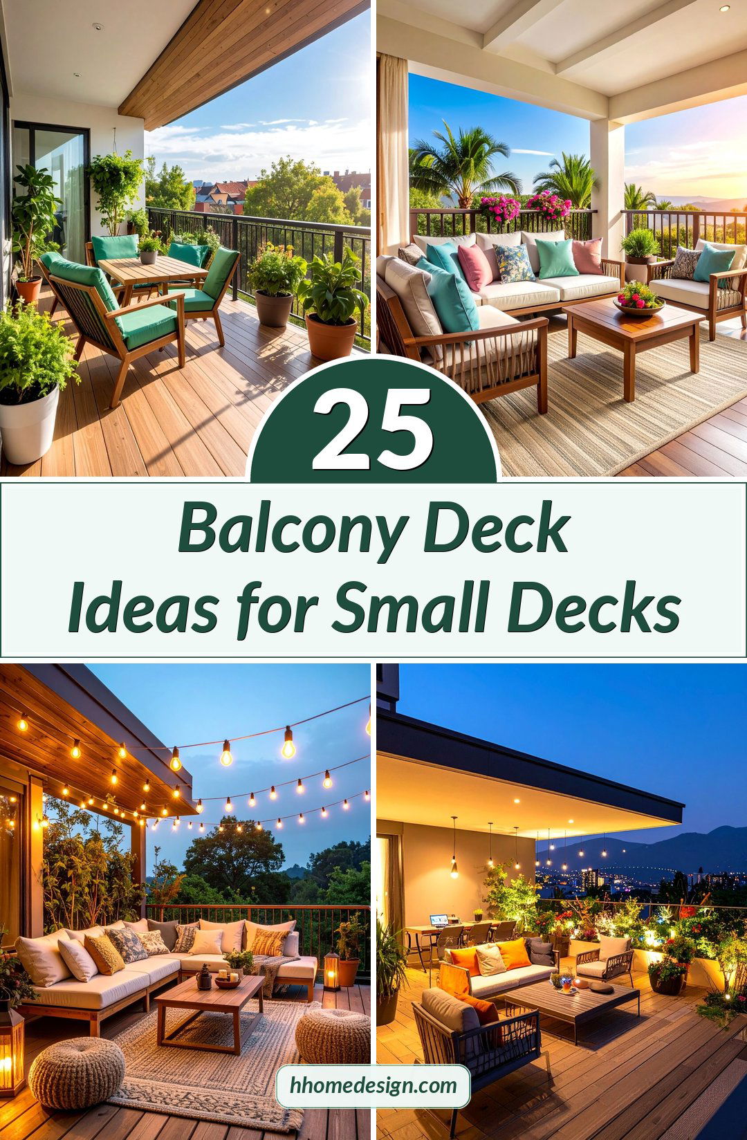 25 Balcony Deck Ideas for Small Decks