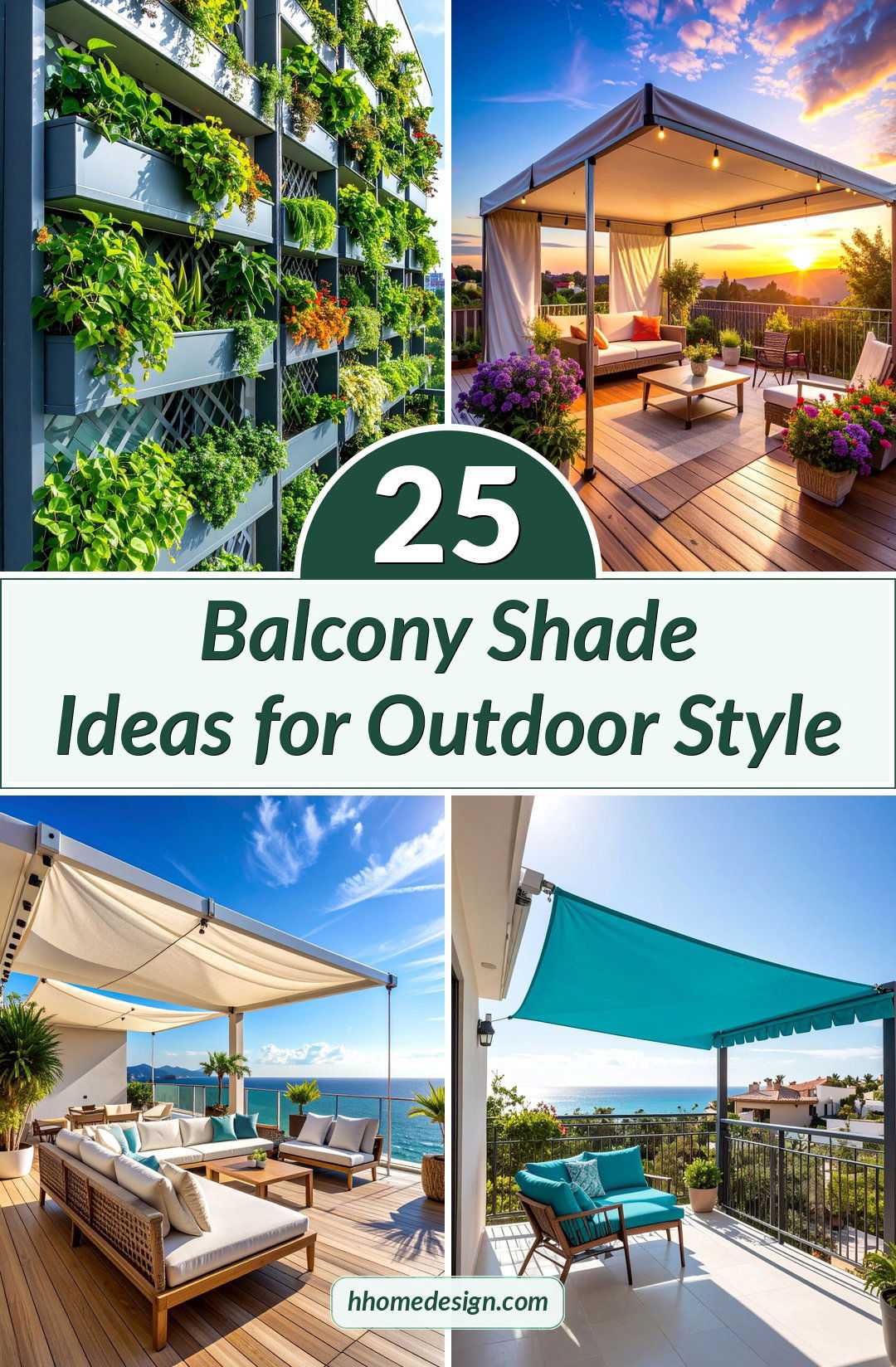 25 Balcony Shade Ideas for Outdoor Style