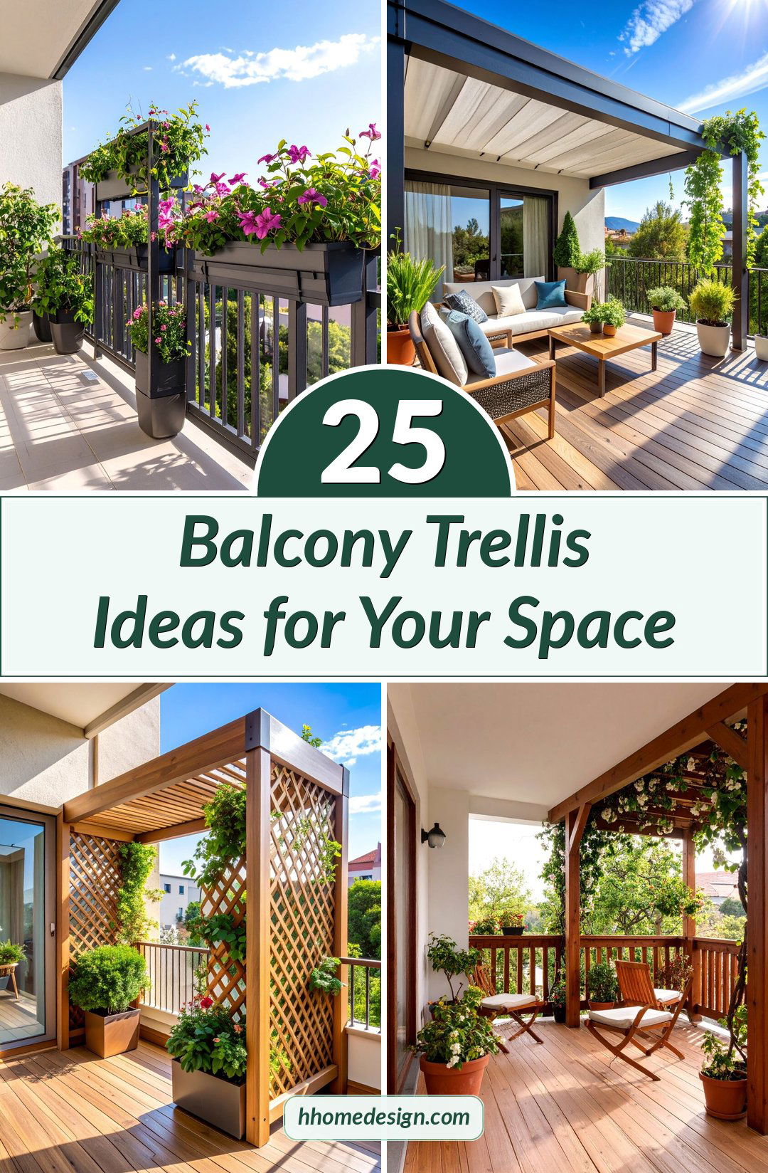 25 Balcony Trellis Ideas for Your Space
