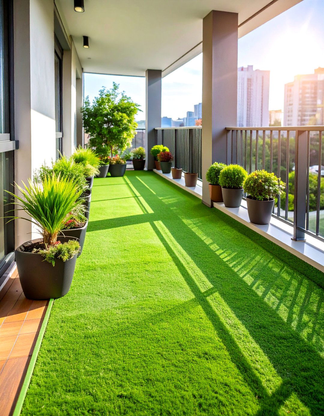 Balcony and Small Space Turf - 25 Backyard Turf Ideas