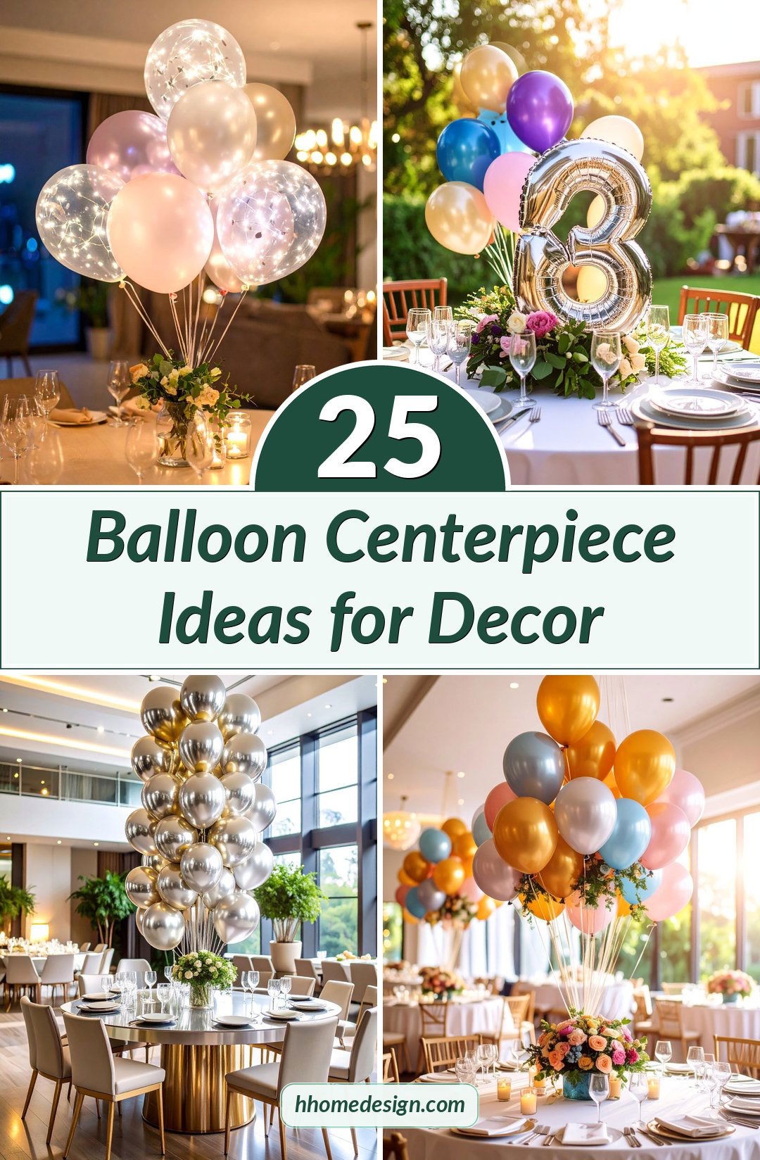 25 Balloon Centerpiece Ideas for Decor