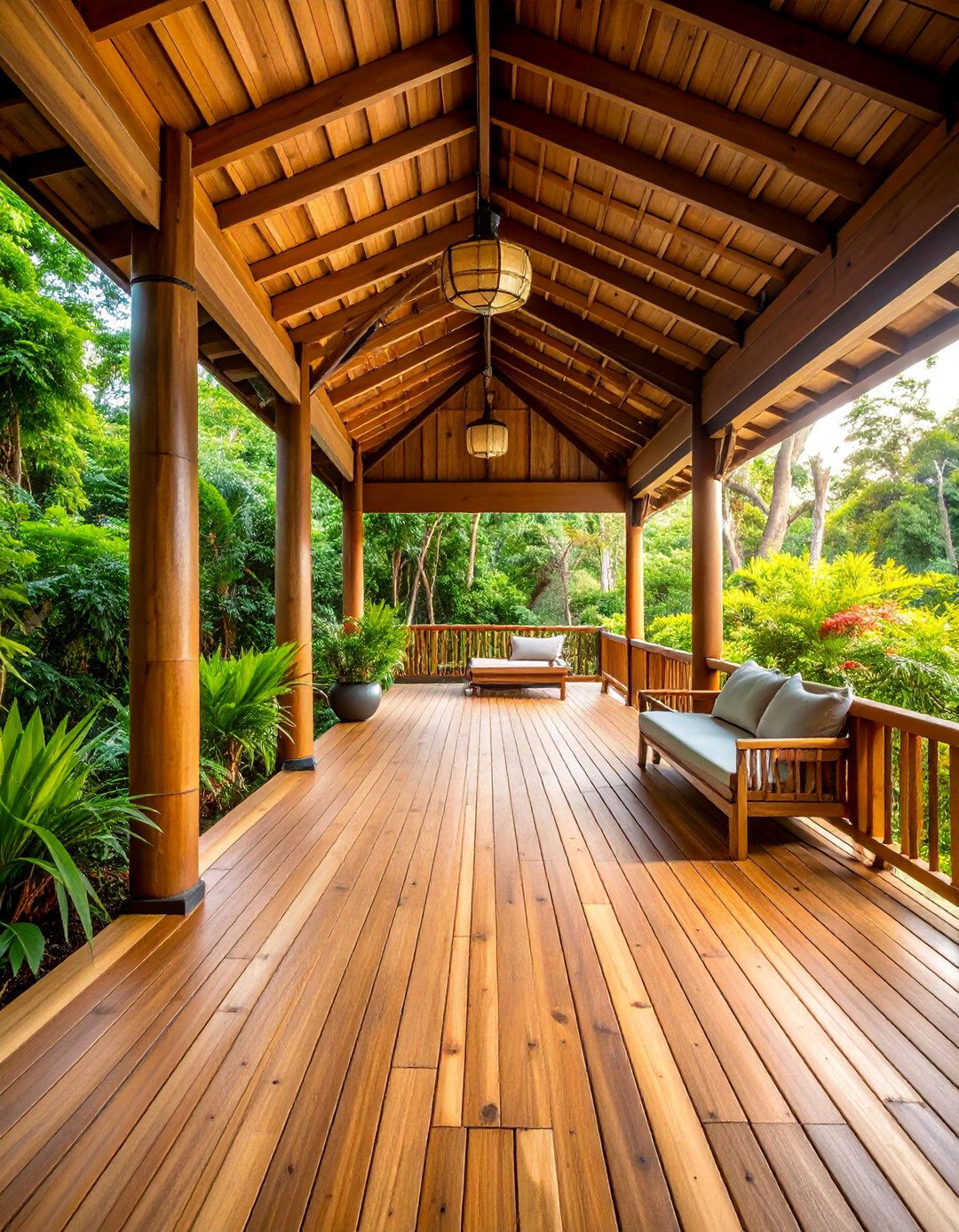 Bamboo Composite Sustainable Decking System - 25 Porch Flooring Options