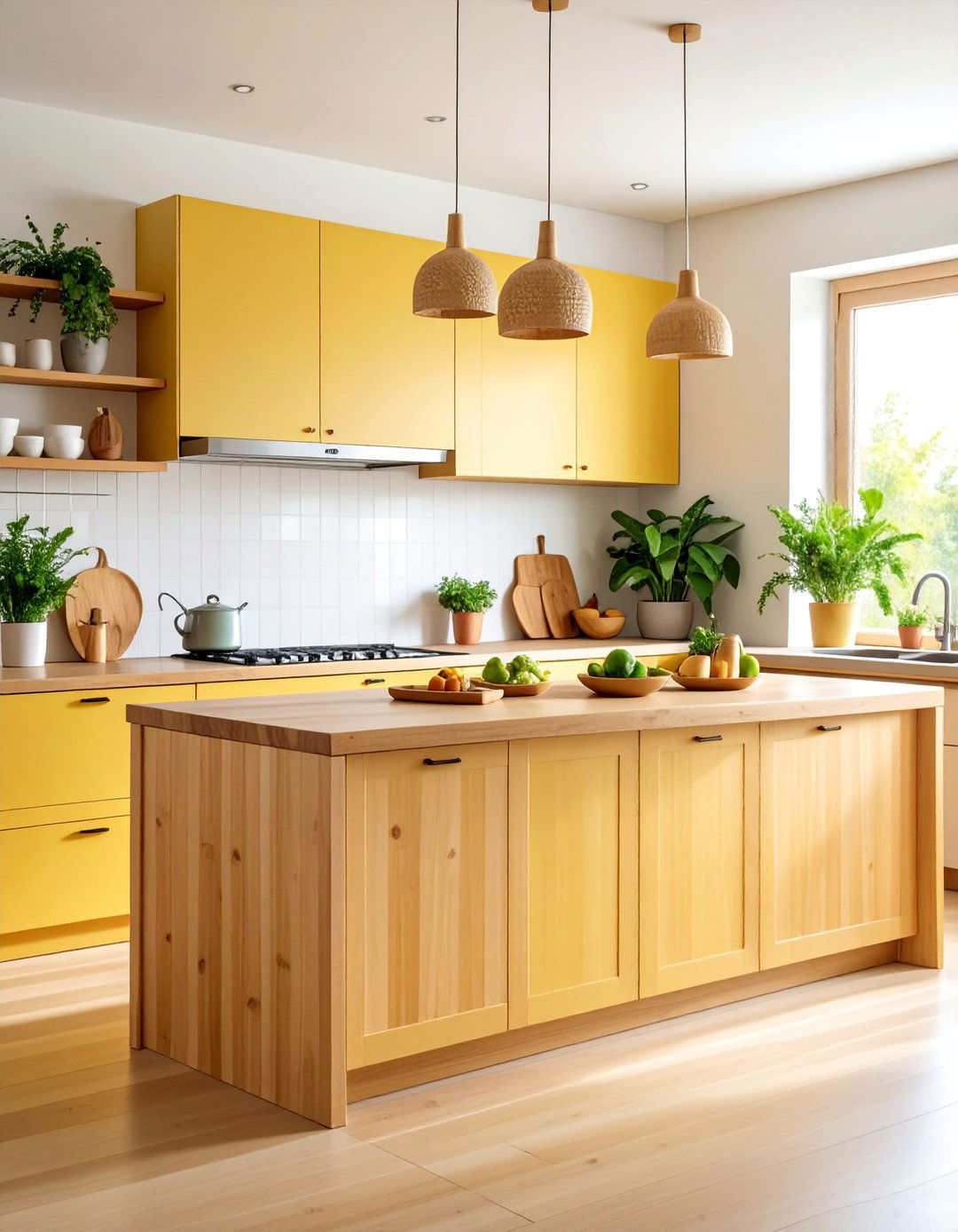 Bamboo Eco Friendly Sustainable Kitchen Counter - 25 Wood Countertop Ideas