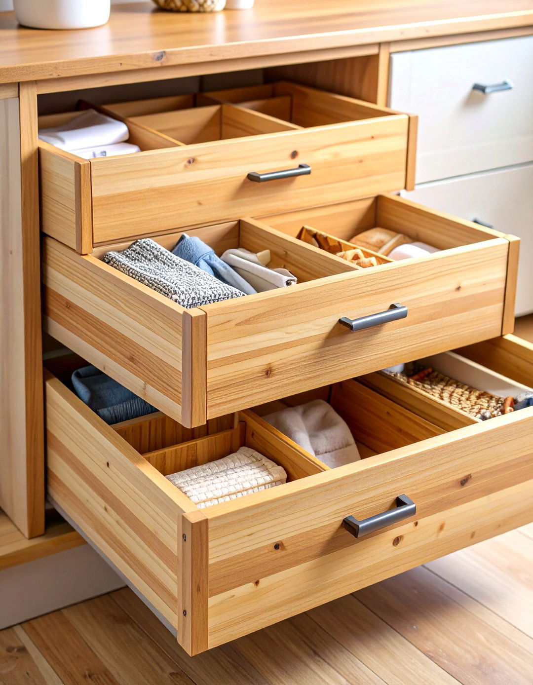 Bamboo Expandable Drawer Organizers with Natural Ventilation - 25 Bra Storage Ideas
