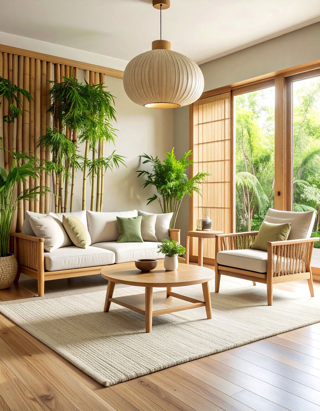 Bamboo Forest Living Room - 25 Chinoiserie Living Room Ideas