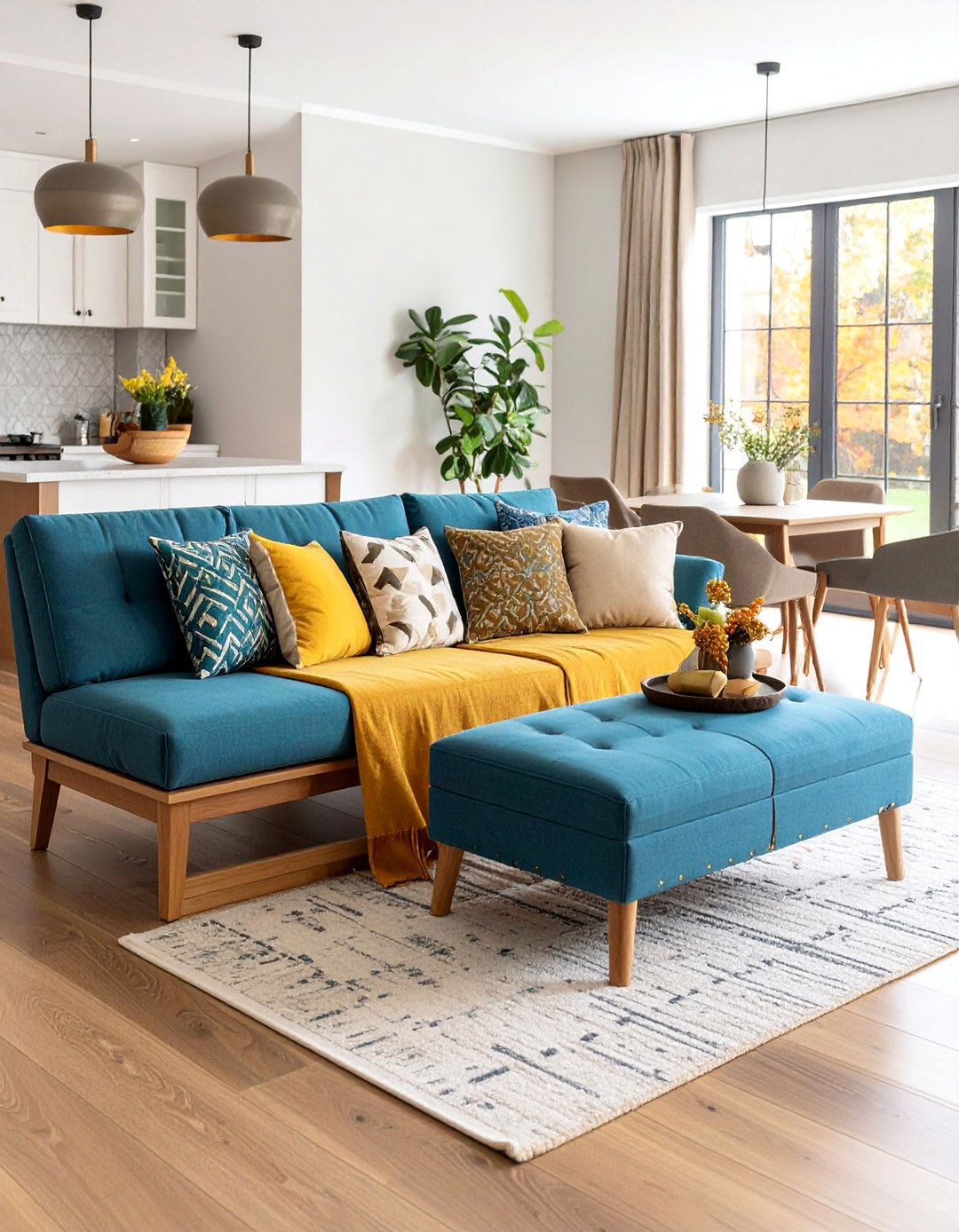 Banquette with Removable Cushion Covers - 25 Banquette Seating Ideas