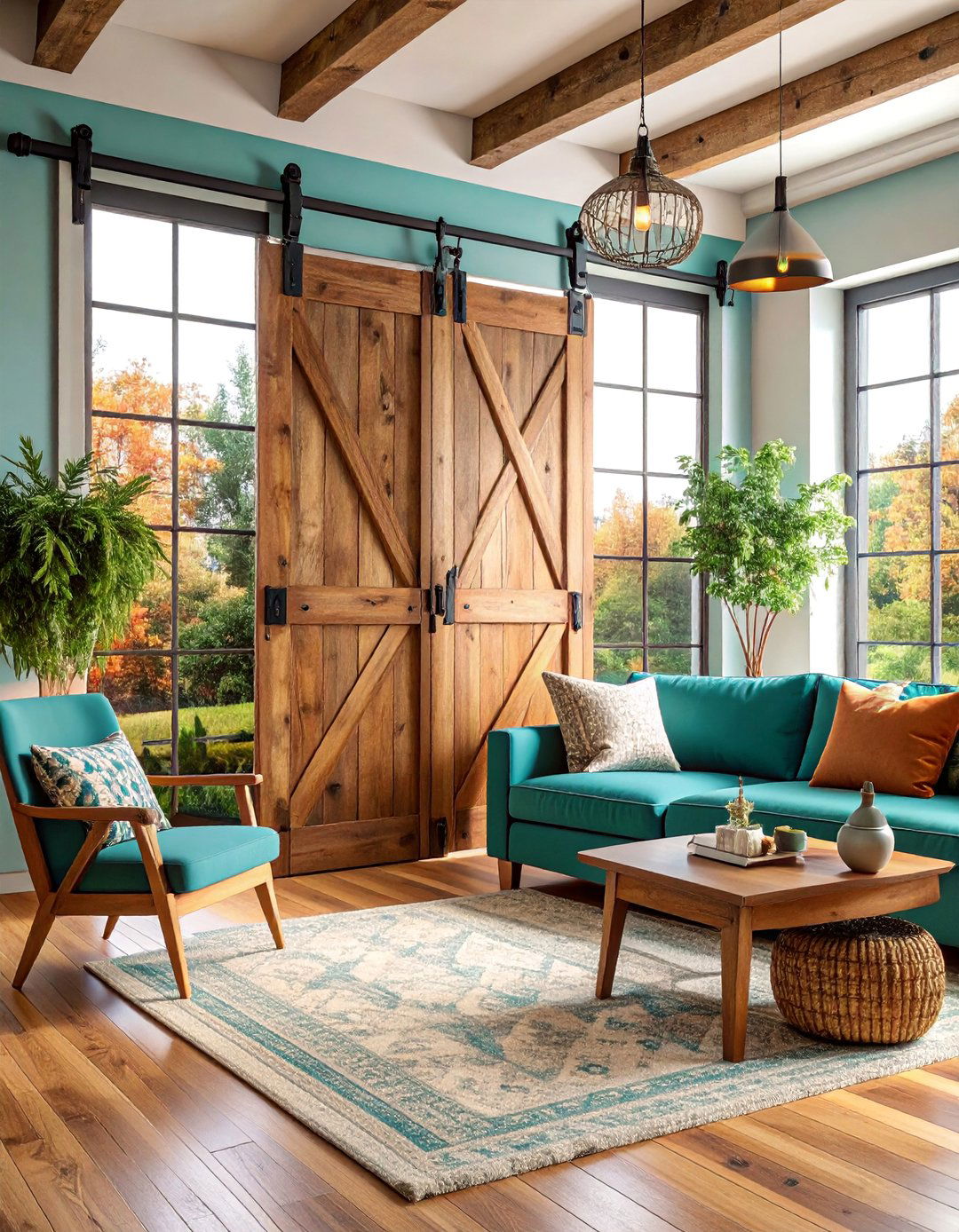 Barn Door Sliding Room Divider - 25 Room Divider Ideas