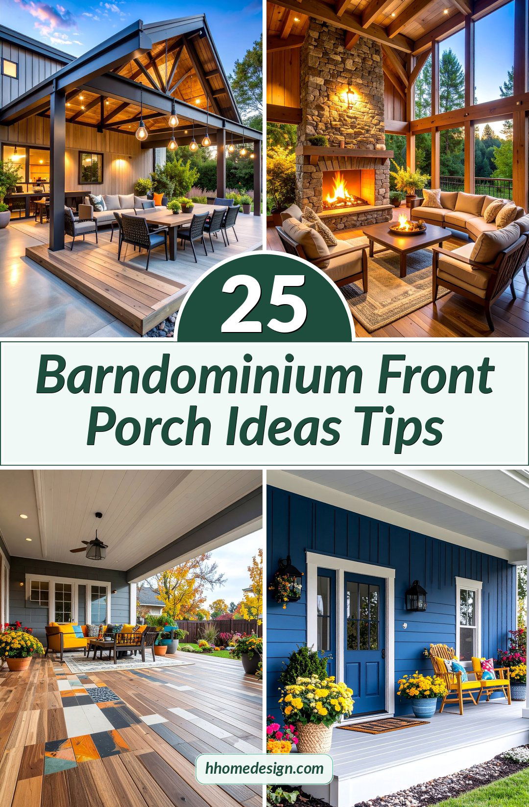 25 Barndominium Front Porch Ideas Tips