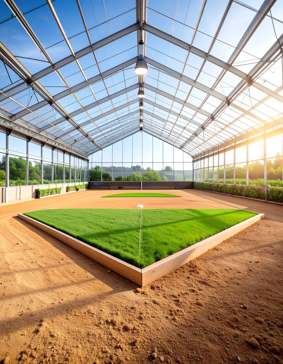 Baseball Greenhouse and Garden Room with Growing Space - 25 Baseball Room Decor Ideas
