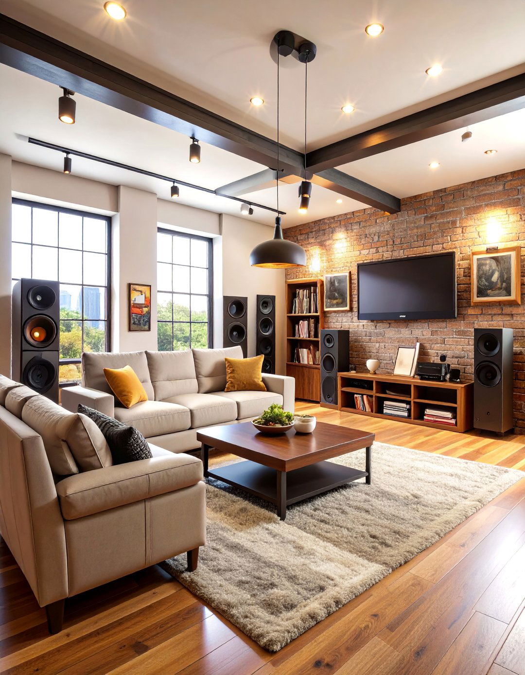 Baseball Music and Entertainment Room with Audio Visual Focus - 25 Baseball Room Decor Ideas